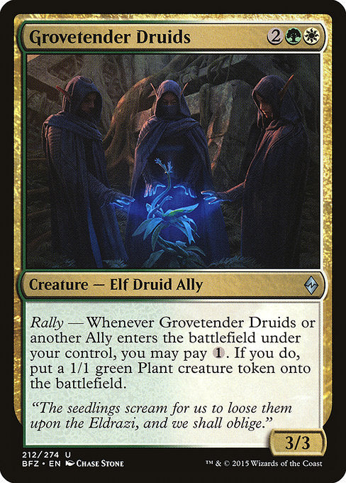Grovetender Druids [Battle for Zendikar - 212]