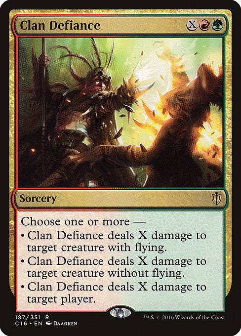 Clan Defiance [Commander 2016 - 187]