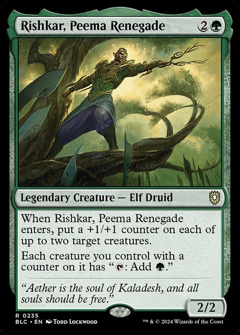 Rishkar, Peema Renegade [Bloomburrow Commander - 235]
