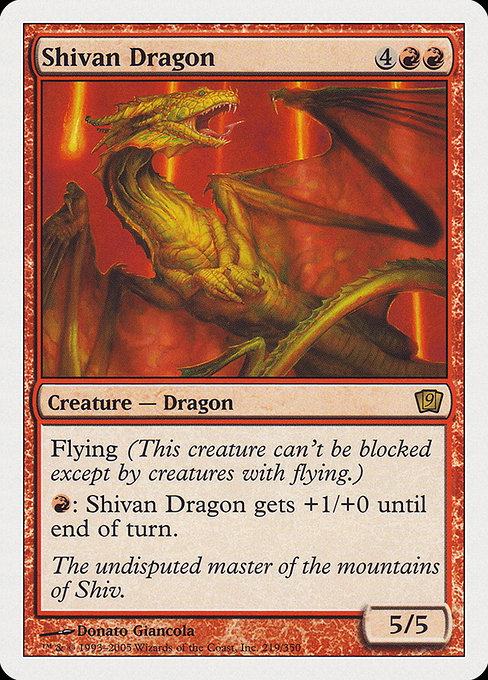 Shivan Dragon [Ninth Edition - 219]