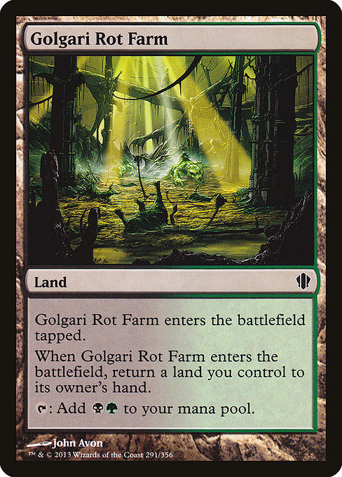 Golgari Rot Farm [Commander 2013 - 291]