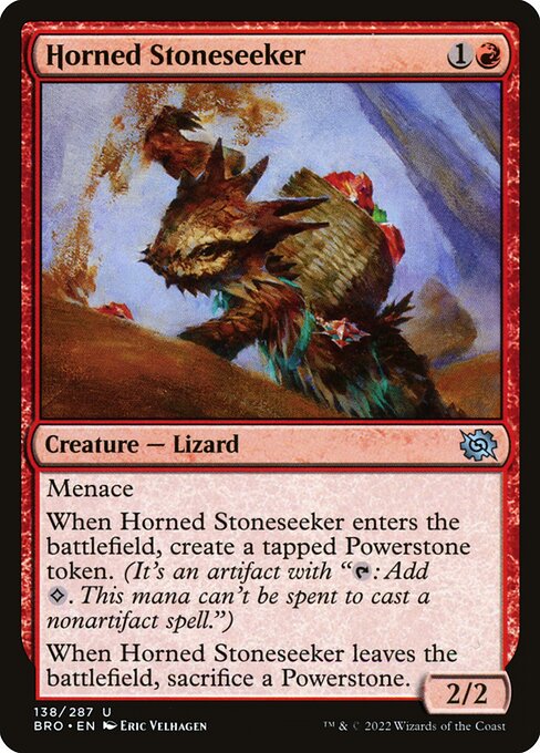 Horned Stoneseeker [The Brothers' War - 138]