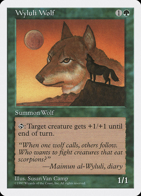 Wyluli Wolf [Fifth Edition - 345]