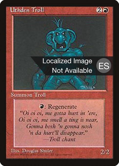 Uthden Troll [Fourth Edition Foreign Black Border - 228]