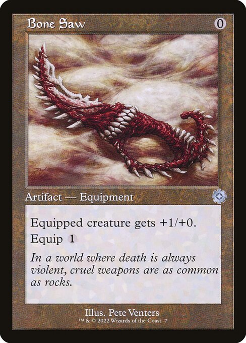 Bone Saw [The Brothers' War Retro Artifacts - 7]