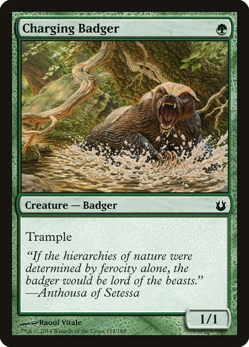 Charging Badger [Born of the Gods - 118]