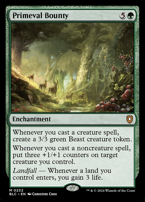Primeval Bounty [Bloomburrow Commander - 232]