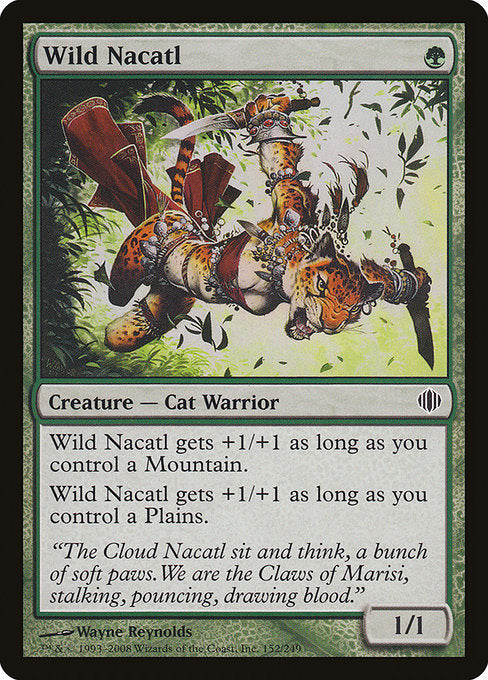 Wild Nacatl [Shards of Alara - 152]