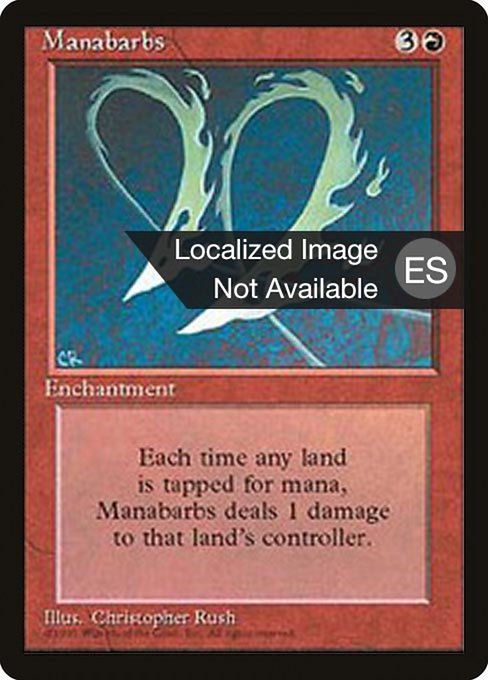 Manabarbs [Fourth Edition Foreign Black Border - 212]