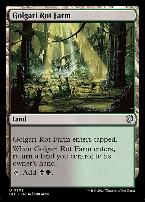 Golgari Rot Farm [Bloomburrow Commander - 308]