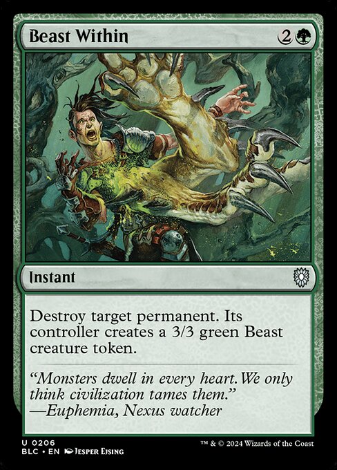Beast Within [Bloomburrow Commander - 206]
