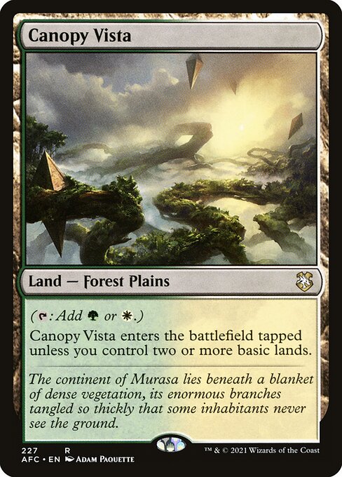 Canopy Vista [Forgotten Realms Commander - 227]
