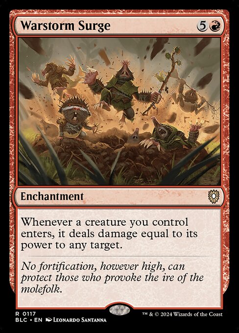 Warstorm Surge [Bloomburrow Commander - 117]