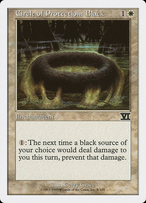 Circle of Protection: Black [Classic Sixth Edition - 8]