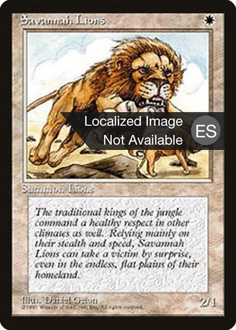 Savannah Lions [Fourth Edition Foreign Black Border - 48]