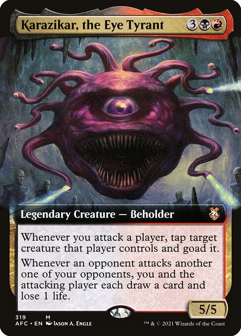 Karazikar, the Eye Tyrant [Forgotten Realms Commander - 319]