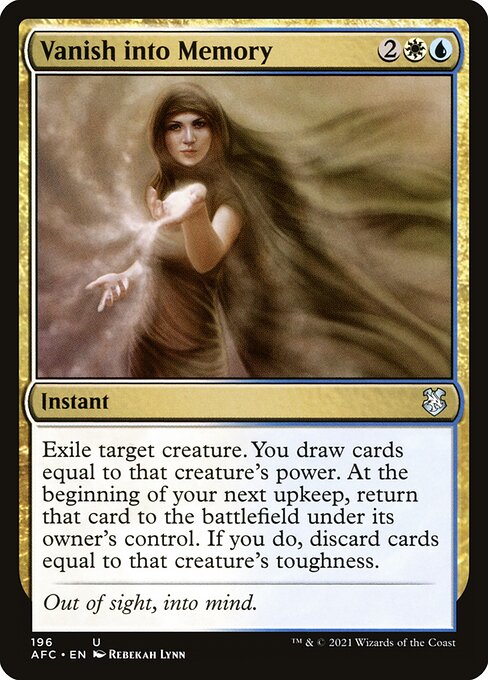 Vanish into Memory [Forgotten Realms Commander - 196]