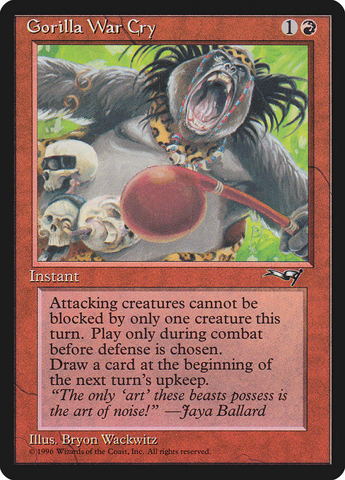 Gorilla War Cry [Alliances - 73a]