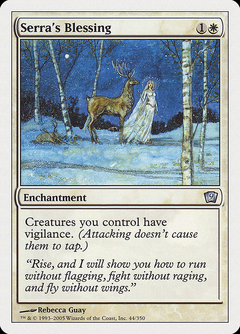 Serra's Blessing [Ninth Edition - 44]