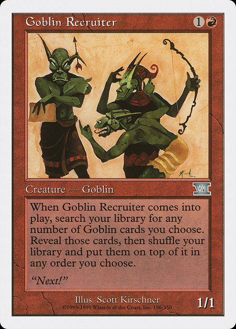Goblin Recruiter [Classic Sixth Edition - 186]