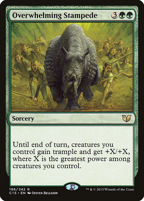 Overwhelming Stampede [Commander 2015 - 196]