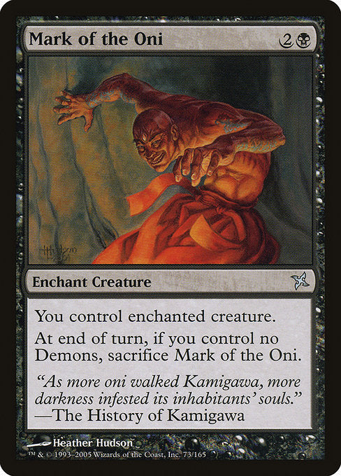 Mark of the Oni [Betrayers of Kamigawa - 73]