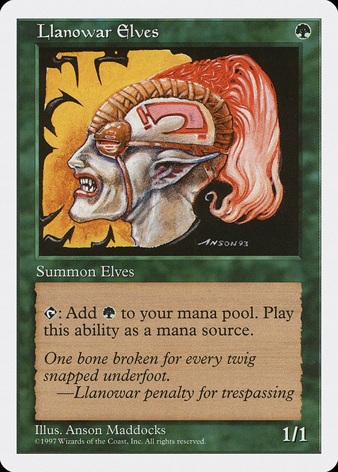 Llanowar Elves [Fifth Edition - 313]