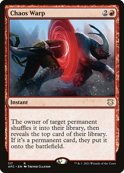Chaos Warp [Forgotten Realms Commander - 117]