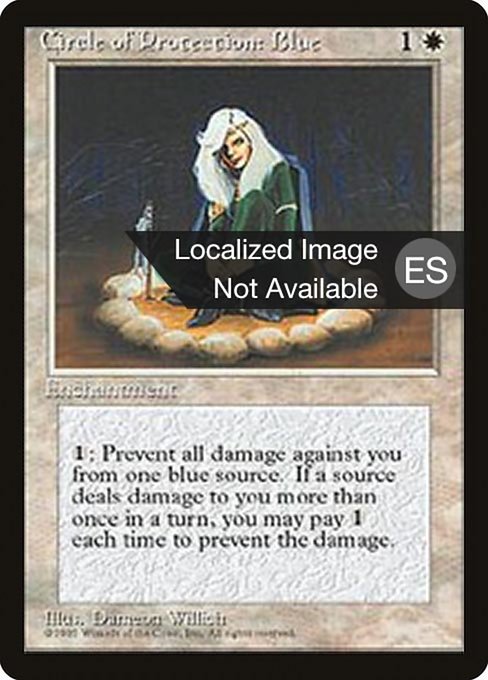 Circle of Protection: Blue [Fourth Edition Foreign Black Border - 15]