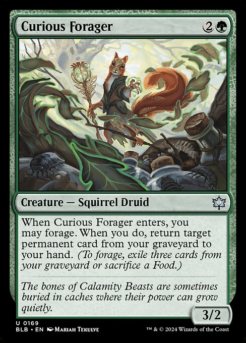 Curious Forager [Bloomburrow - 169]