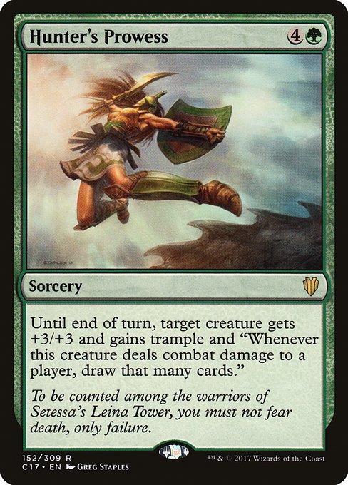 Hunter's Prowess [Commander 2017 - 152]