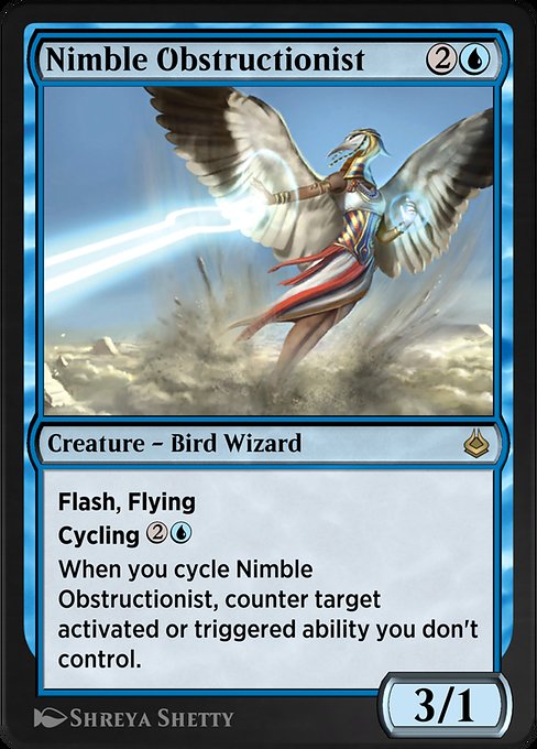 Nimble Obstructionist [Amonkhet Remastered - 71]