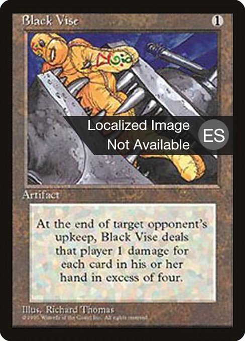 Black Vise [Fourth Edition Foreign Black Border - 299]