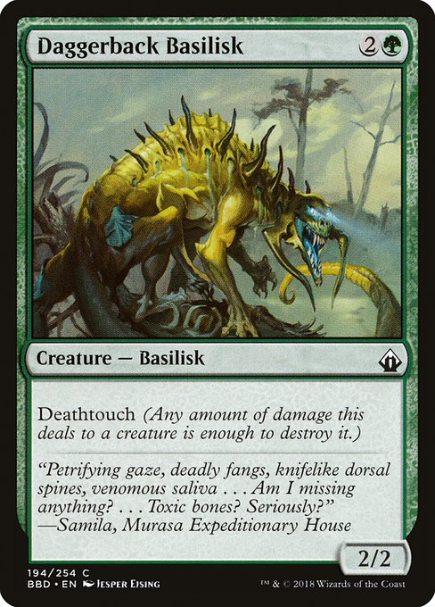 Daggerback Basilisk [Battlebond - 194]