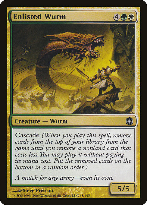 Enlisted Wurm [Alara Reborn - 68]