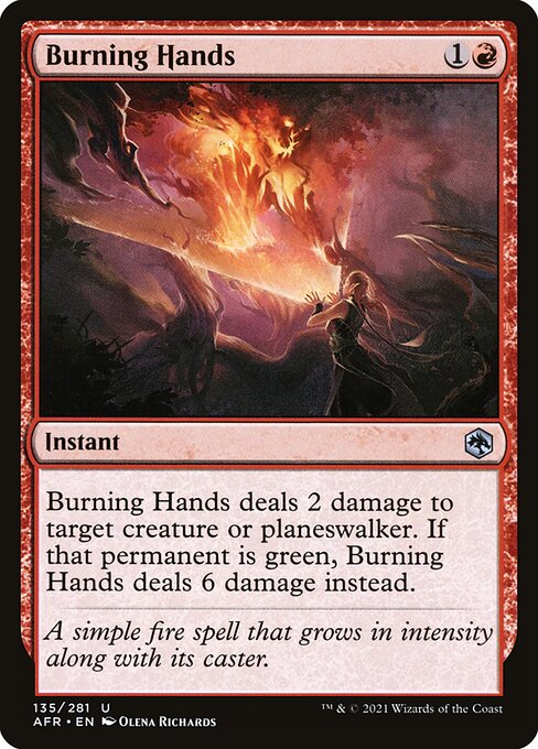 Burning Hands [Adventures in the Forgotten Realms - 135]