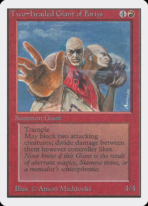 Two-Headed Giant of Foriys [Unlimited Edition - 180]