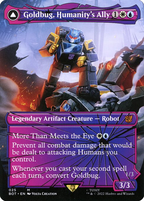 Goldbug, Humanity's Ally // Goldbug, Scrappy Scout [Transformers - 25]