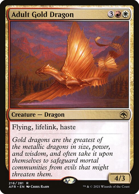 Adult Gold Dragon [Adventures in the Forgotten Realms - 216]