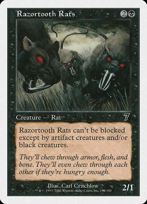 Razortooth Rats [Seventh Edition - 158]