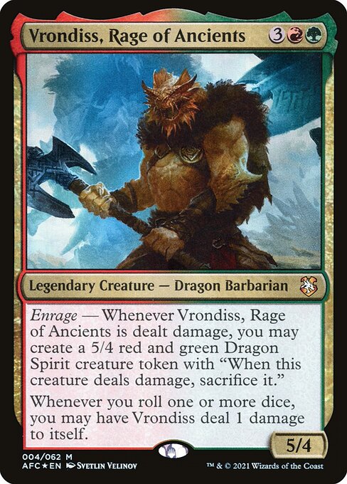 Vrondiss, Rage of Ancients [Forgotten Realms Commander - 4]