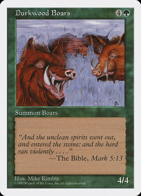 Durkwood Boars [Fifth Edition - 289]