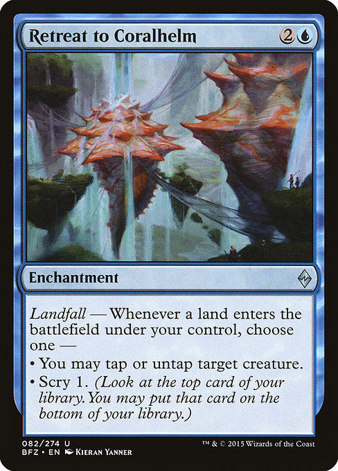 Retreat to Coralhelm [Battle for Zendikar - 82]