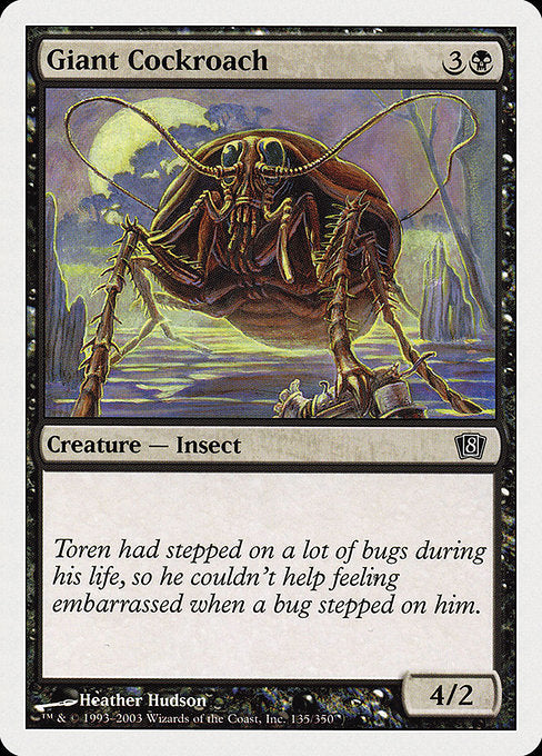 Giant Cockroach [Eighth Edition - 135]