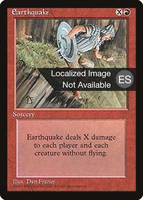 Earthquake [Fourth Edition Foreign Black Border - 189]