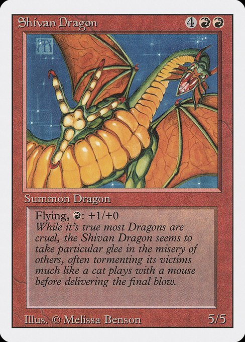 Shivan Dragon [Revised Edition - 177]
