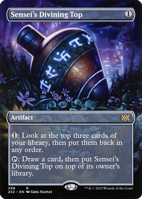 Sensei's Divining Top [Double Masters 2022 - 398]