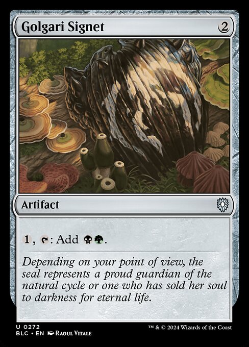 Golgari Signet [Bloomburrow Commander - 272]