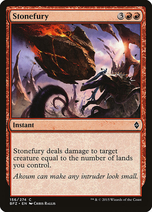 Stonefury [Battle for Zendikar - 156]