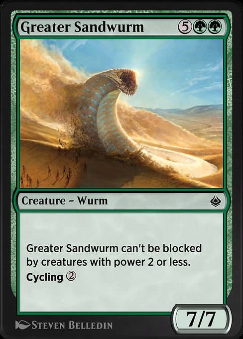 Greater Sandwurm [Amonkhet Remastered - 192]